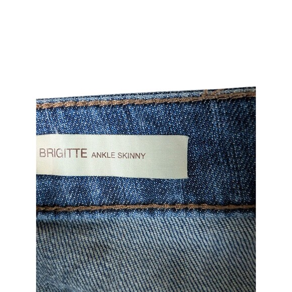 Kut from the Kloth Womens 4 Brigitte Ankle Skinny Mid Rise Denim Jeans Patchwork - Picture 6 of 7